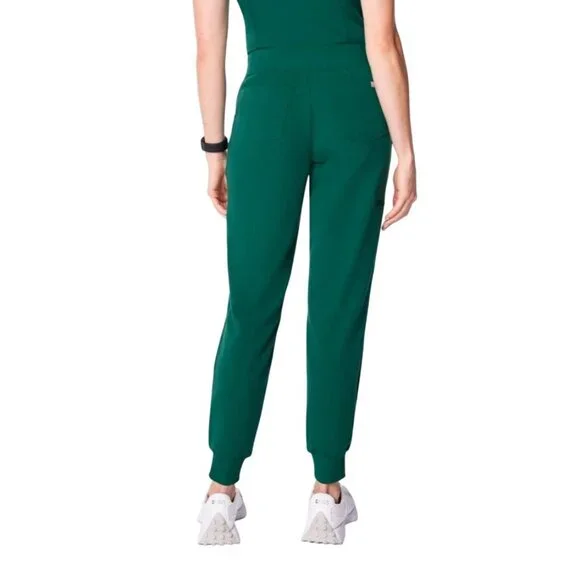 Figs Womens Hunter Green Zamora Jogger Scrub Pants Size M Technical Collection - Picture 3 of 8